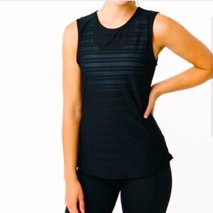 Zyia Black Luxe Muscle Tank